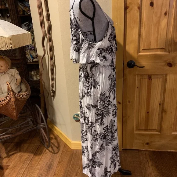 COPY - Sleeveless SILK Maxi Dress NWT sz XL  (2) TWO more IN STOCK - Picture 4 of 9